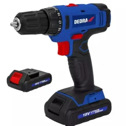 DEDRA DED7880B wiertarko-wkrętarka wkrętarka akumulatorowa 18V 2x1,5Ah 30Nm LED