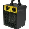 DEDRA DED9930C1 Nagrzewnica elektryczna PTC 2kW, termowentylator ceramiczny kwadratowy czarny