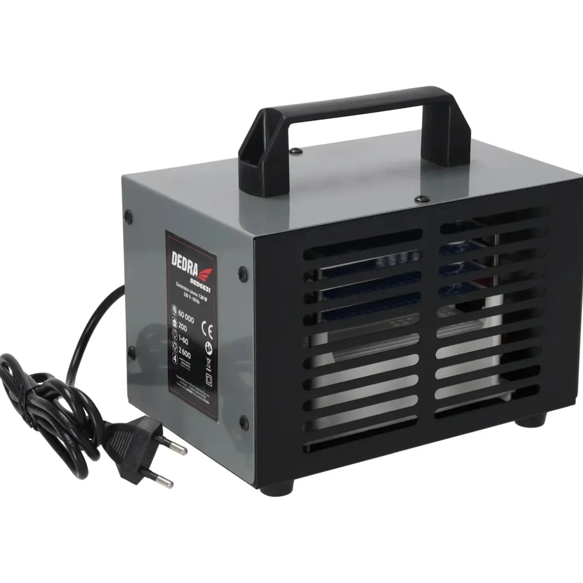 DEDRA DED6631 Generator ozonu 60g/h profesjonalny ozonator do auta i pomieszczeń