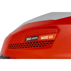 DEDRA DED8741 Kosiarka elektryczna 1600W 36cm, ogrodowa do trawy z koszem 40L