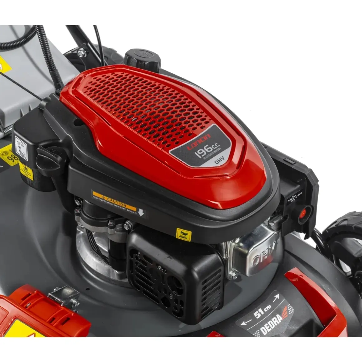DEDRA DED8725-51L2SE Kosiarka spalinowa z napędem 51 cm Loncin 196cc elektryczny start mulczowanie