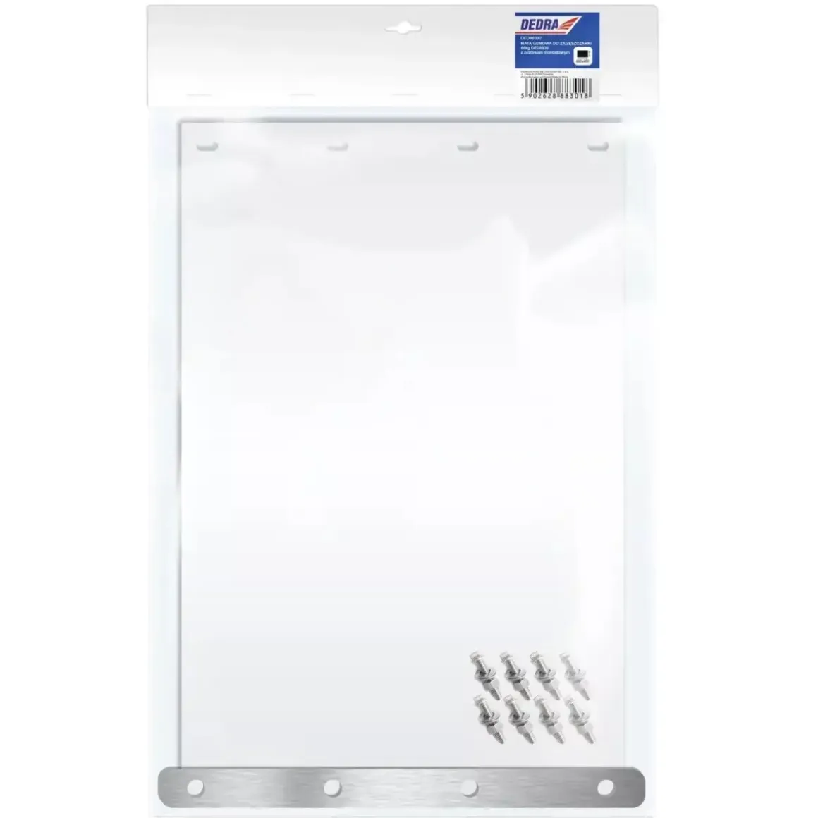DEDRA DED88302 Mata gumowa ochronna podkładka z mocowaniem do zagęszczarki DED8830 do kostki