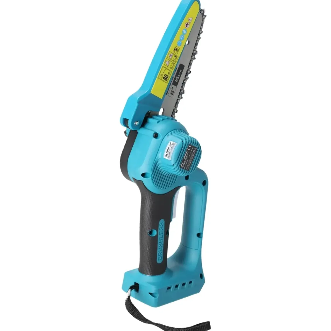 DEDRA DED7180 Mini piła łańcuchowa 6" 18V uchwyt D, pilarka akumulatorowa do gałęzi