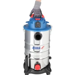 DEDRA DED6612 Odkurzacz warsztatowy przemysłowy 1400W 30L sucho/mokro rura metal teleskop