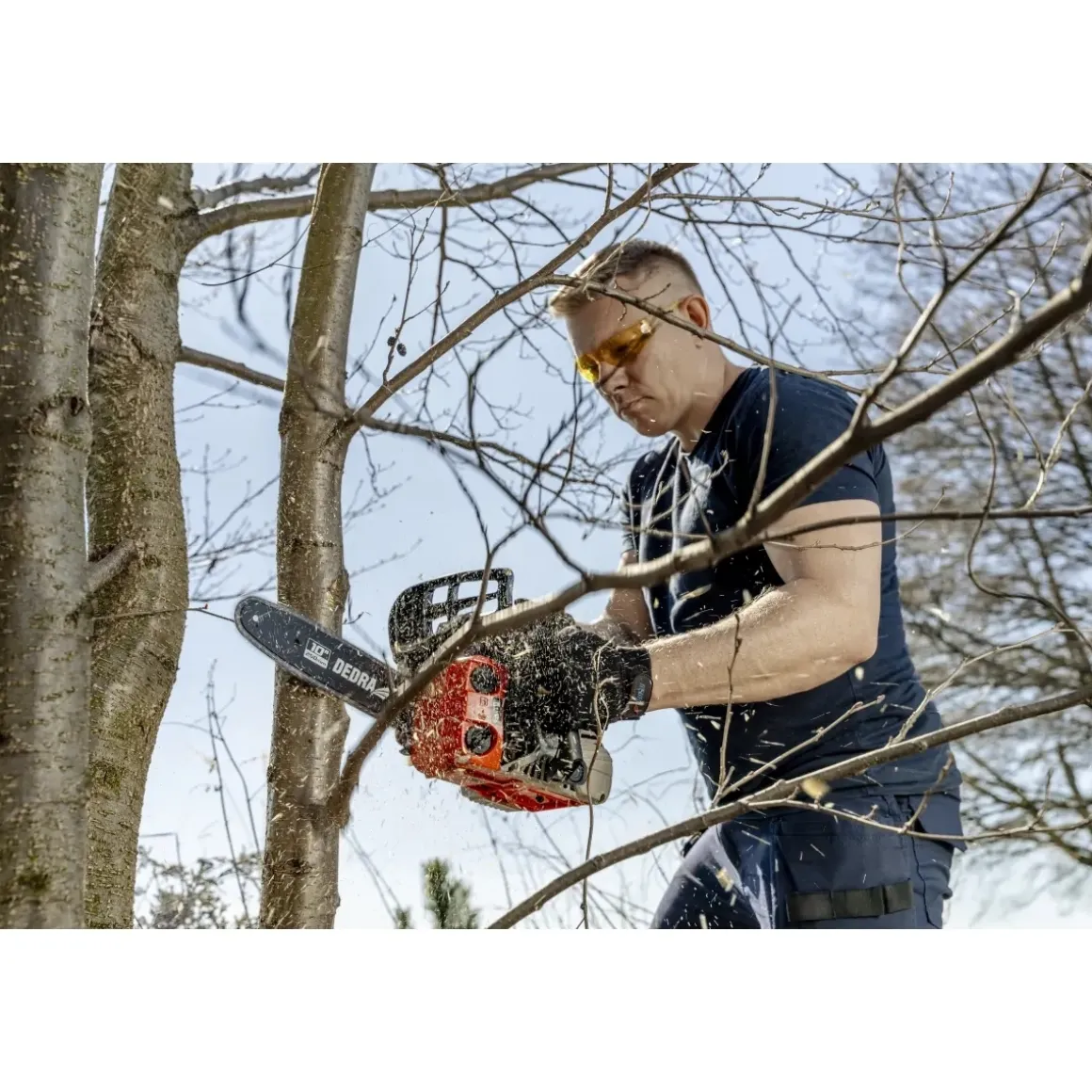 DEDRA DED8719 Pilarka spalinowa łańcuchowa 1kW 25cm piła gałęziówka ogrodowa