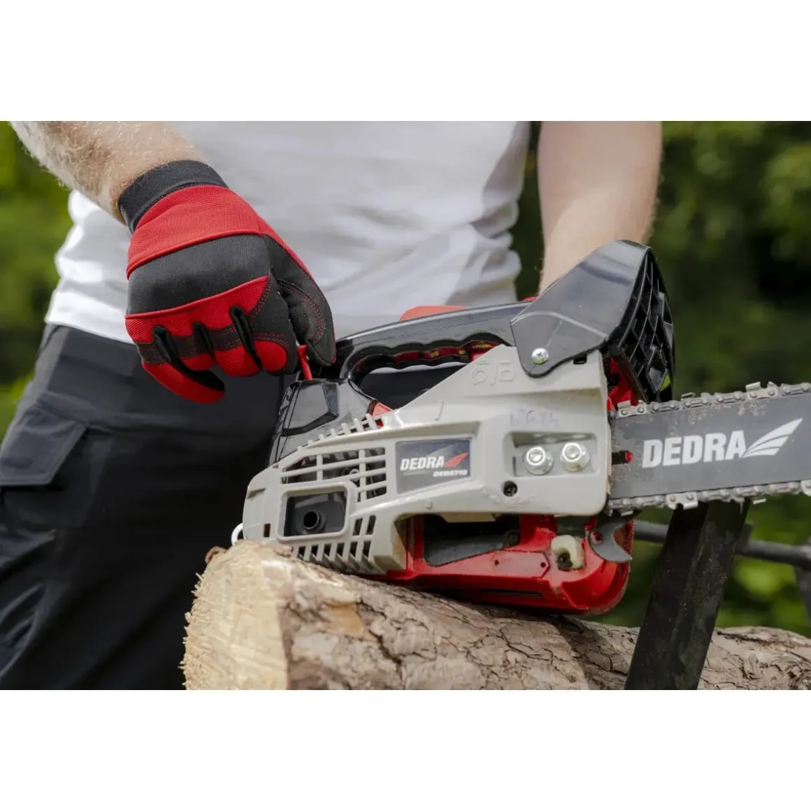 DEDRA DED8719 Pilarka spalinowa łańcuchowa 1kW 25cm piła gałęziówka ogrodowa