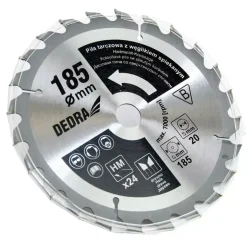 DEDRA DED7925 Pilarka tarczowa ręczna 1500W 185mm, piła do drewna, cięcie 66mm