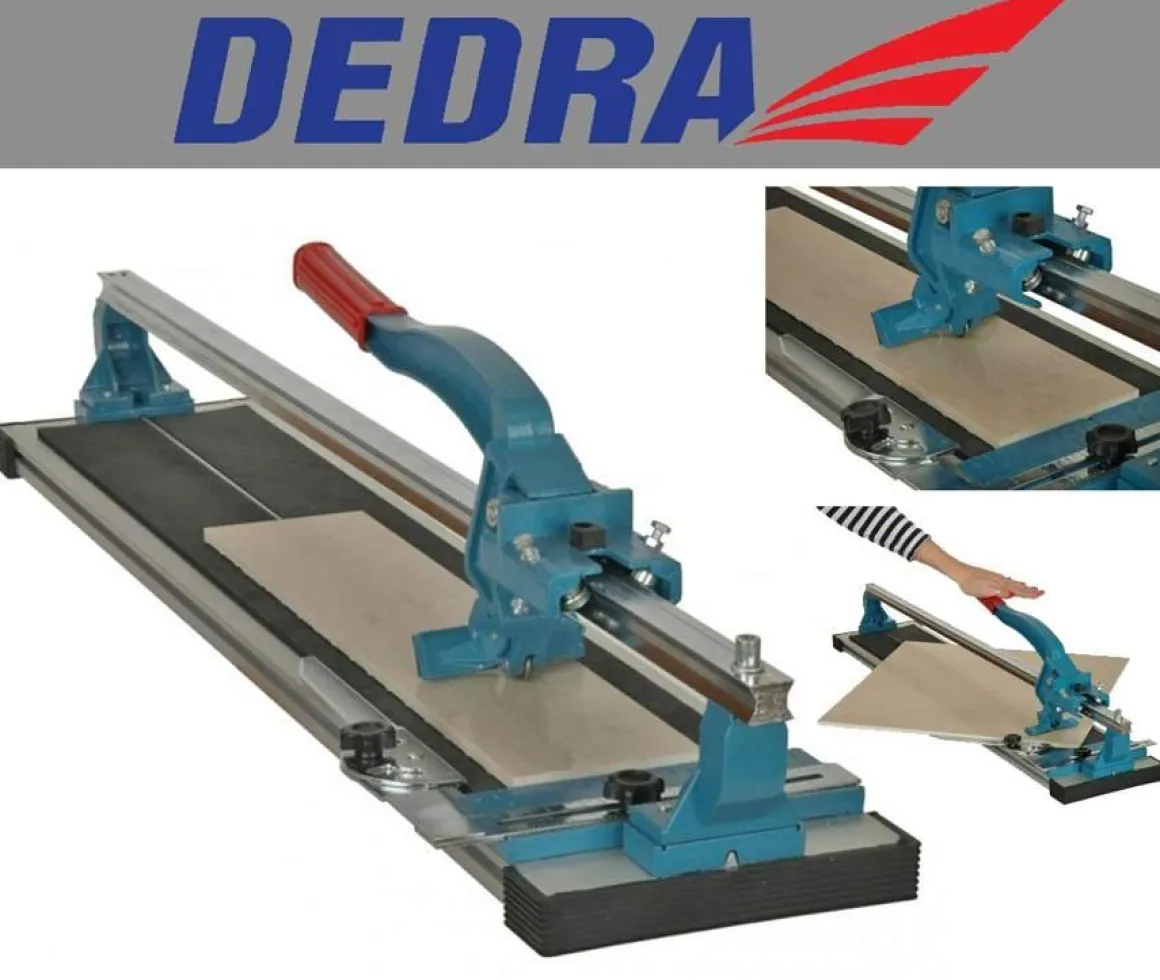 DEDRA DED1154 PRZECINARKA MASZYNA DO CIĘCIA PŁYTEK CERAMIKI GLAZURY Z ŁOŻYSKAMI, PROWADNICA X-PROFIL 1200mm EWIMAX - OFICJALNY DYSTRYBUTOR - AUTORYZOWANY DEALER DEDRA