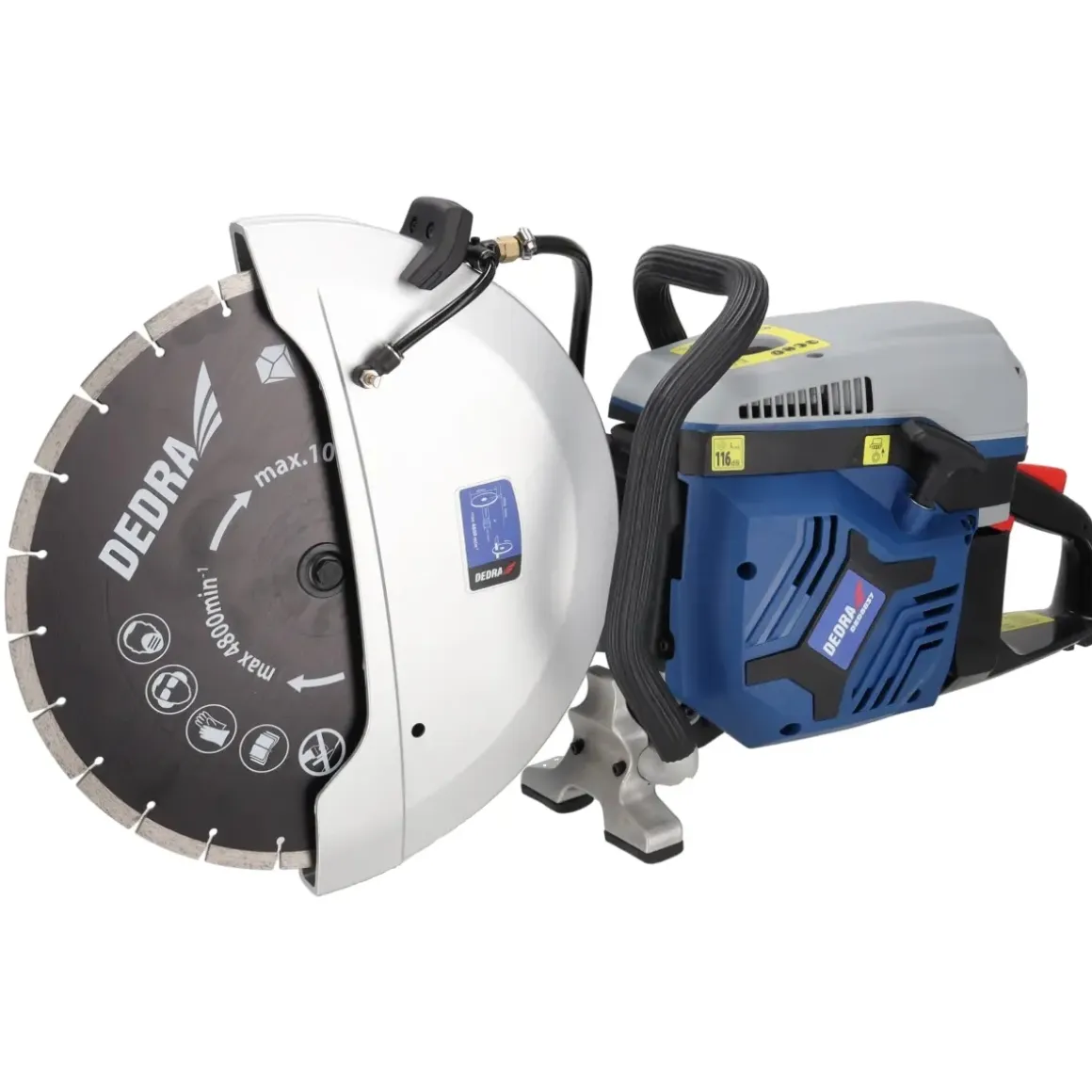 DEDRA DED8837 przecinarka spalinowa do betonu, stali i bruku, piła 4,8 kW 400/25,4 mm