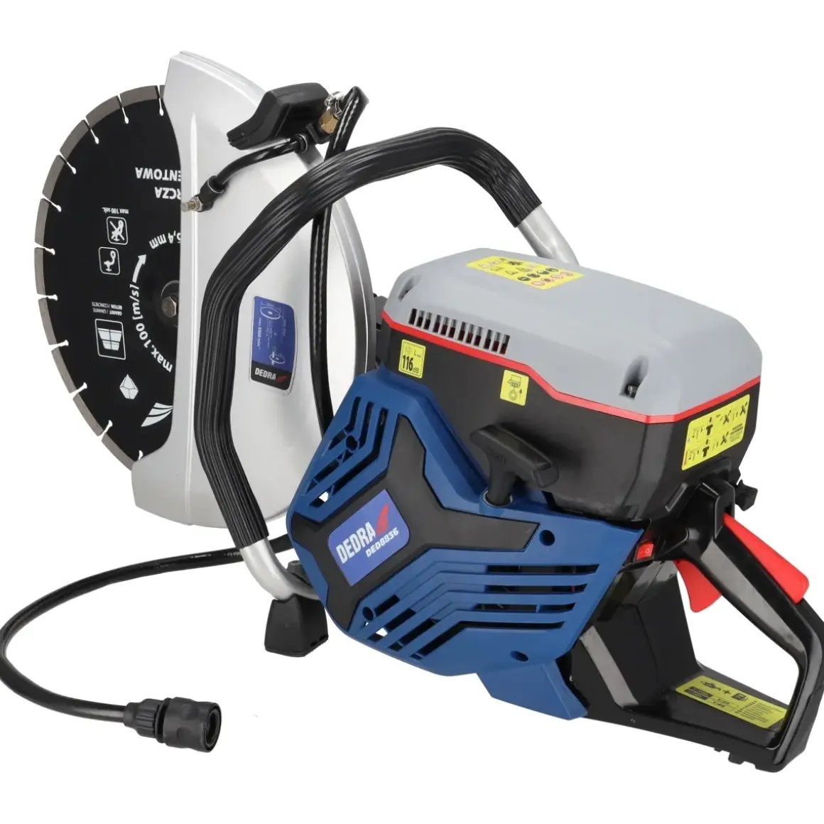 DEDRA DED8836 Przecinarka spalinowa piła do betonu, stali i żelbetu 3,5kW 350/25,4mm