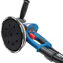 DEDRA DED7764 Szlifierka ręczna do gipsu LED 750W 180mm, żyrafa do gładzi z odsysaniem pyłu