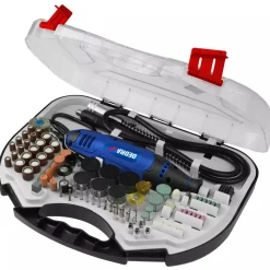 DEDRA DED7944Z2 Miniszlifierka 135W, szlifierka prosta, multitool, 215 szt. walizka