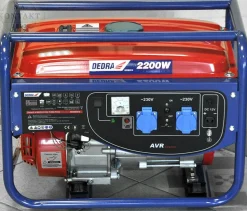 DEDRA DEGB2510 AGREGAT GENERATOR PRĄDOTWÓRCZY z AVR DEDRA DEGB2510 MOC 2.2kW 2200W EWIMAX OFICJALNY DYSTRYBUTOR - AUTORYZOWANY DEALER DEDRA