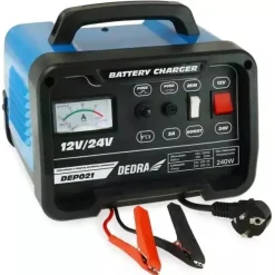 DEDRA DEP021 Prostownik ładowarka akumulatorów 12/24V 25-180Ah z BOOST