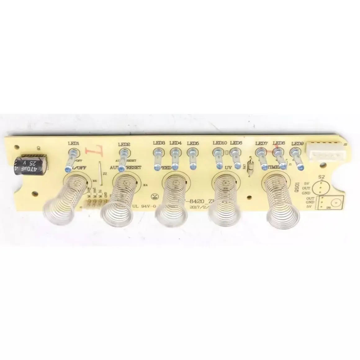 DEDRA DESCON DA-P055 Płytka sterująca CF-8420_ZK PCB moduł oczyszczacza XDA-P055.30