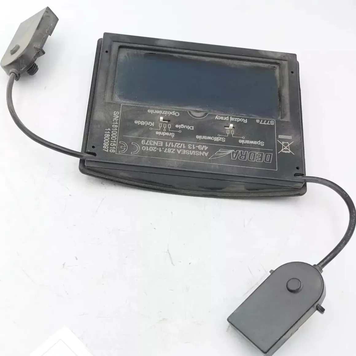 DEDRA DES003 Filtr samościemniający wkład szybka do przyłbicy spawalniczej XDES003.001