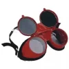 DEDRA DES020 Gogle spawalnicze metalowe uchylne 5 DIN, okulary ochronne do spawania