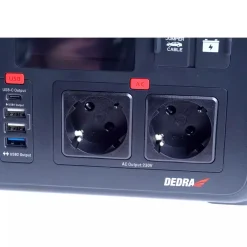 DEDRA DEZS0300 Stacja zasilania 296Wh 300/500W powerbank solarny UPS przenośna