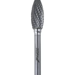 DEDRA 07F671 Frez trzpieniowy płomieniowy H12x32mm 6mm węglikowy do metalu gradownik