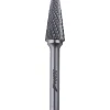DEDRA 07F682 Frez trzpieniowy stożkowy L 12x28 mm, węglik, pilnik obrotowy, gratownik
