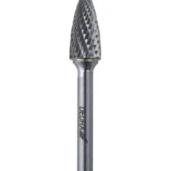 DEDRA 07F653 Frez trzpieniowy widiowy ostrołukowy zaokr. F 12x25 mm, trzpień 6 mm