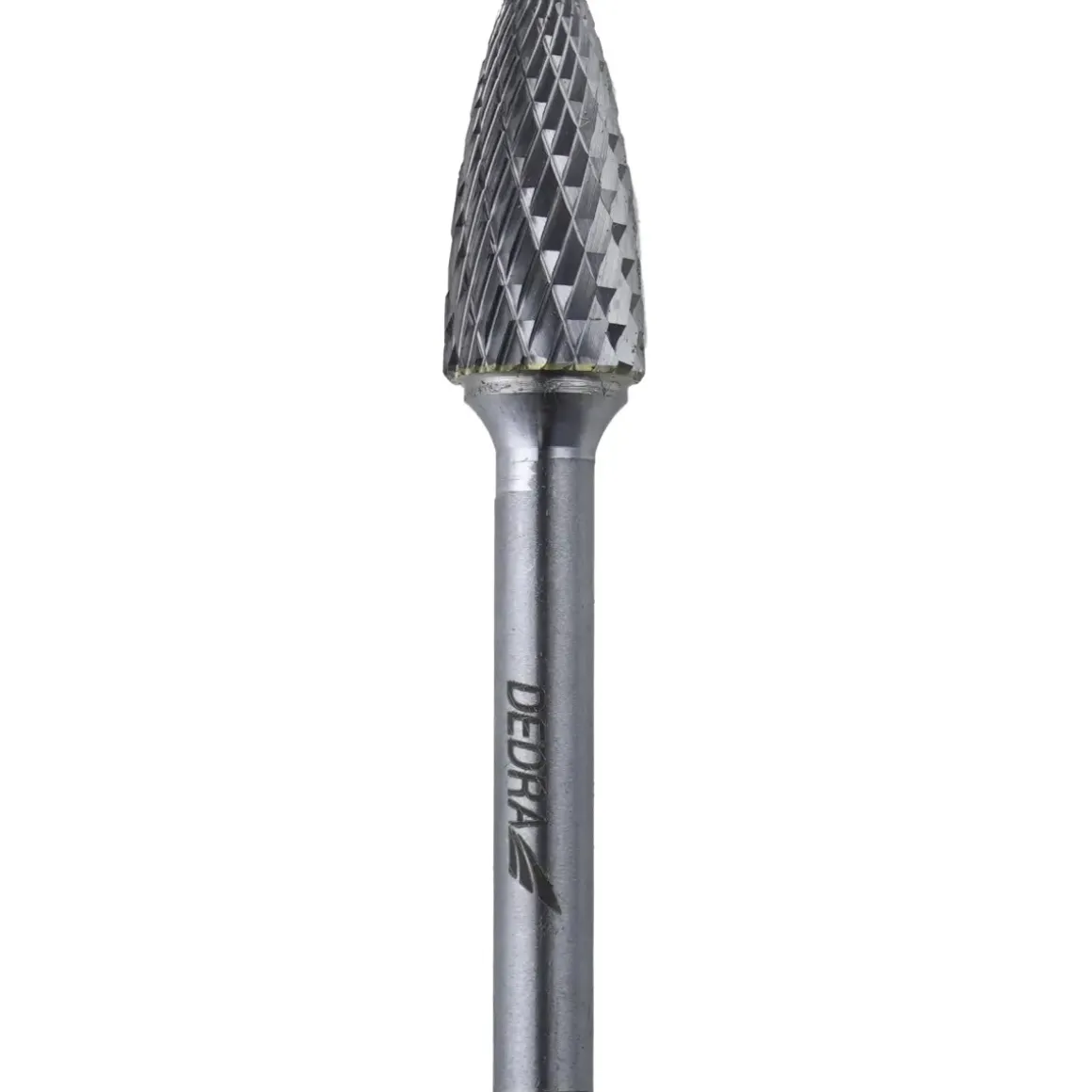 DEDRA 07F653 Frez trzpieniowy widiowy ostrołukowy zaokr. F 12x25 mm, trzpień 6 mm
