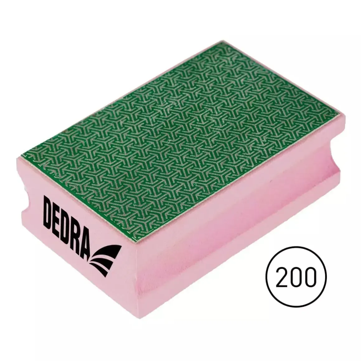 DEDRA FG0200 Kostka diamentowa ręczna 200, blok/pad do szlifowania gresu kamienia
