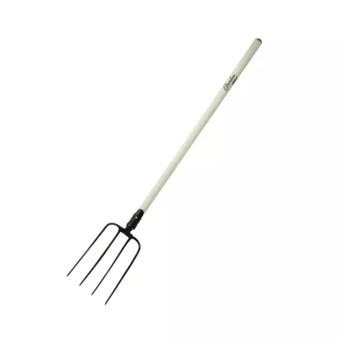 DEDRA Garden 80C015 Widły 4-zębne ogrodowe do kompostu i siana, trzonek drewniany 150 cm