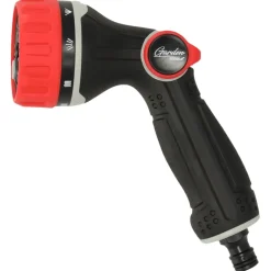 DEDRA GARDEN 80N254K Turbo Thumb Control pistolet zraszający, zraszacz ogrodowy 8 funkcji