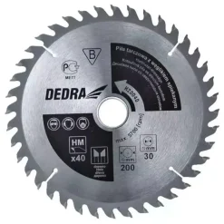 DEDRA H25060E Piła tarczowa 60z, tarcza zębata do drewna 250x16 mm HM