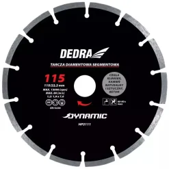 DEDRA HP2119E Tarcza diamentowa segmentowa 350x25,4mm do glazury betonu cegły Dynamic