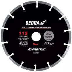 DEDRA HP2117E Tarcza diamentowa 250x25,4 mm do glazury, płytek, betonu i klinkieru Dynamic