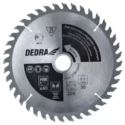 DEDRA H25060 Piła tarczowa do drewna 250x30 mm 60z, tarcza widiowa zębata HM