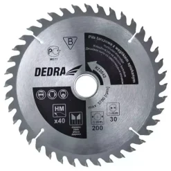 DEDRA H40040 Piła tarczowa do drewna 400x30mm 40T Widia, tarcza zębata TCT