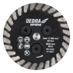 DEDRA HP1010 Tarcza diamentowa do podcinania 50mm M14, mini frez do gresu, płytek, kamienia