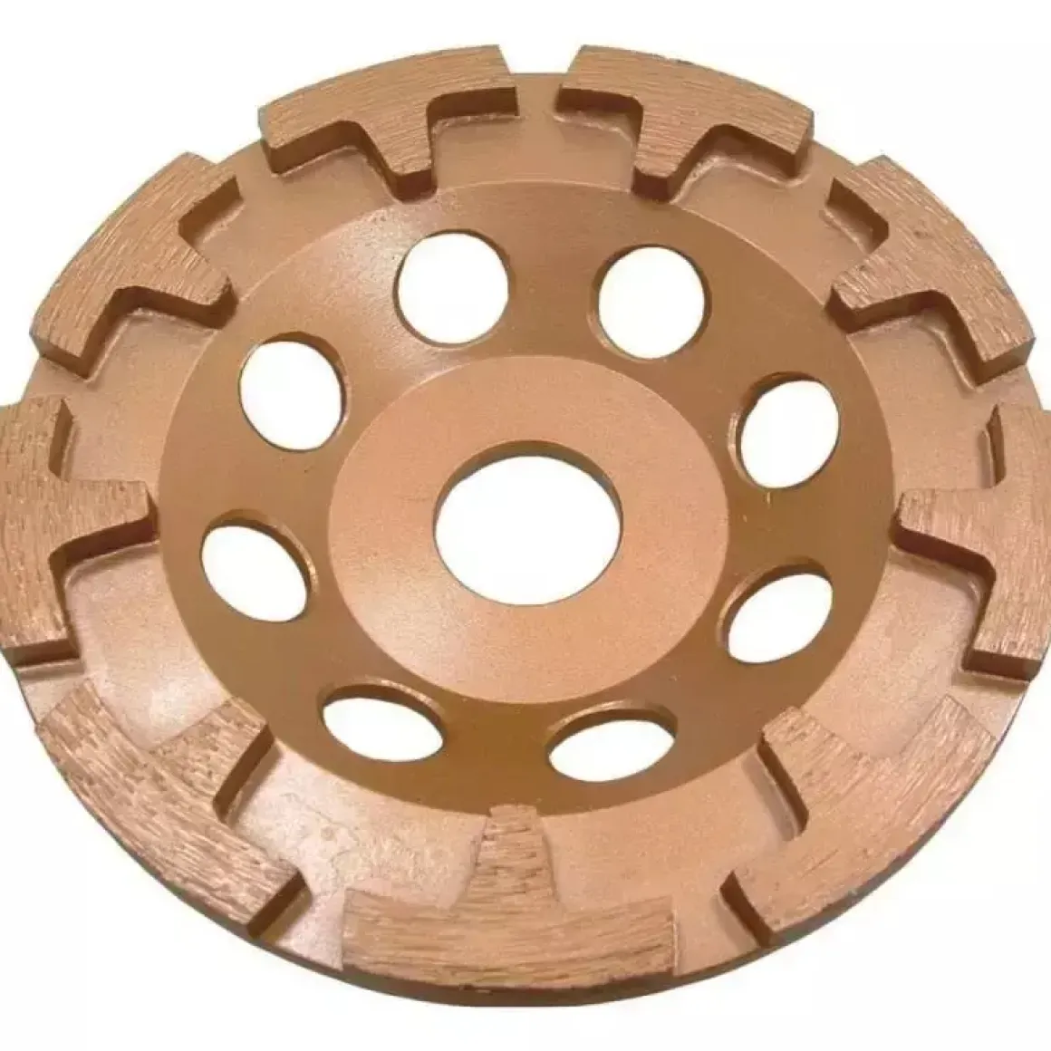 DEDRA H1214 Tarcza diamentowa Segment T 125 mm, tarcza szlifierska ściernica do betonu i kamienia