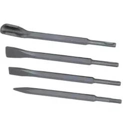 DEDRA 0708 Komplet 4 dłut SDS+ 250 mm do muru i betonu, płaskie, szpicak