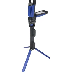 DEDRA L1068 Lampa LED warsztatowa robocza składana 5000 lm podwójna statyw 2 barwy akumulatorowa
