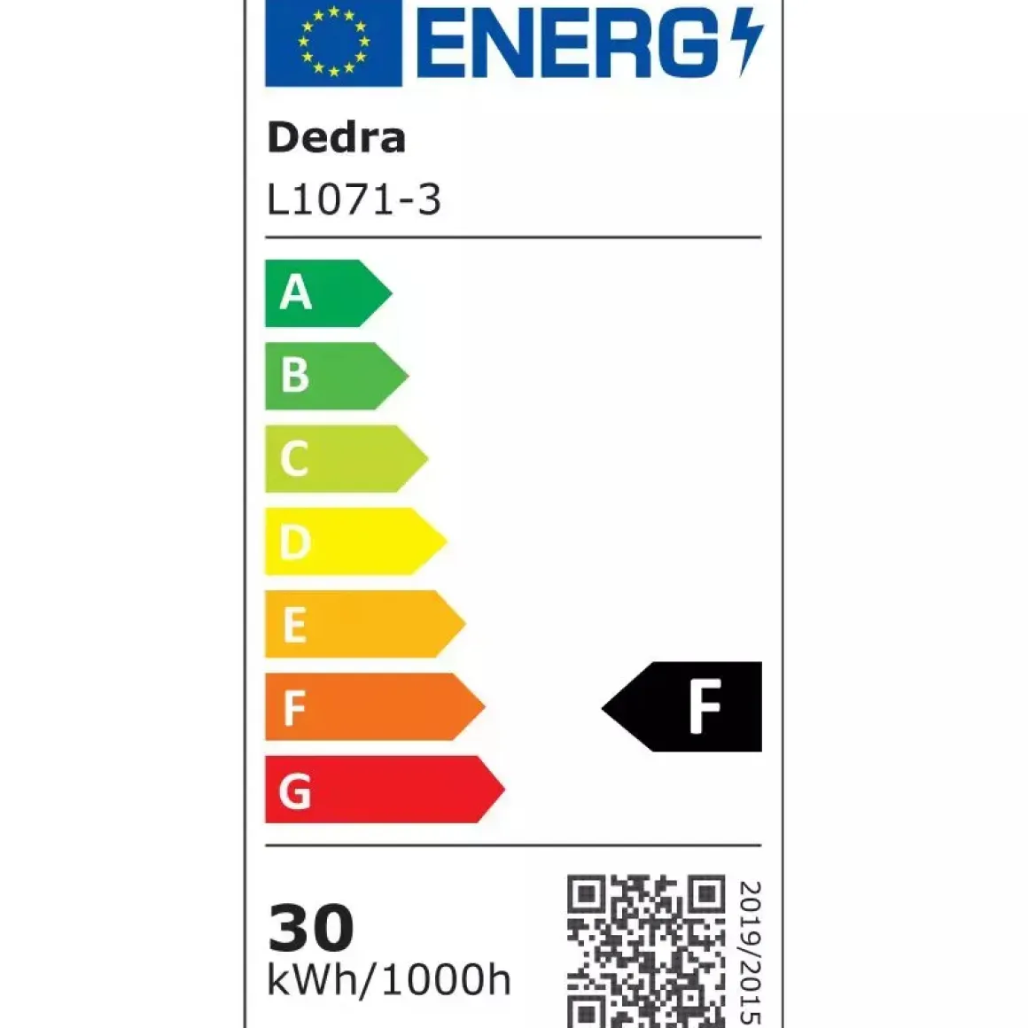 Dedra L1071-3 lampa warsztatowa LED 30W SMD na statywie, naświetlacz roboczy IP65