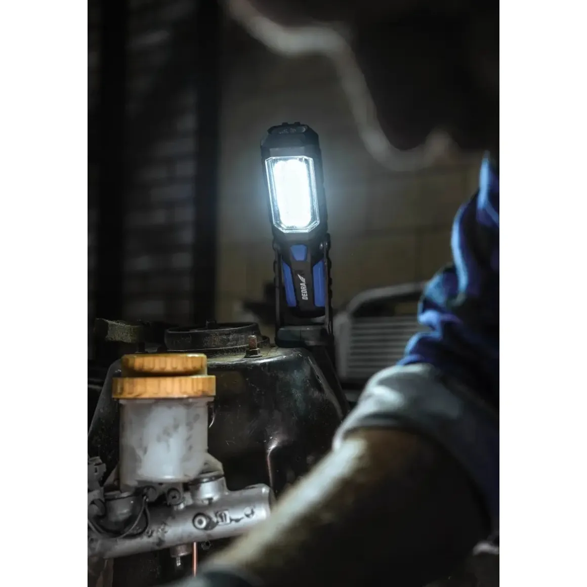 DEDRA L1007 Latarka warsztatowa ręczna 3W COB LED 200lm, 1W LED, podłużna z magnesem