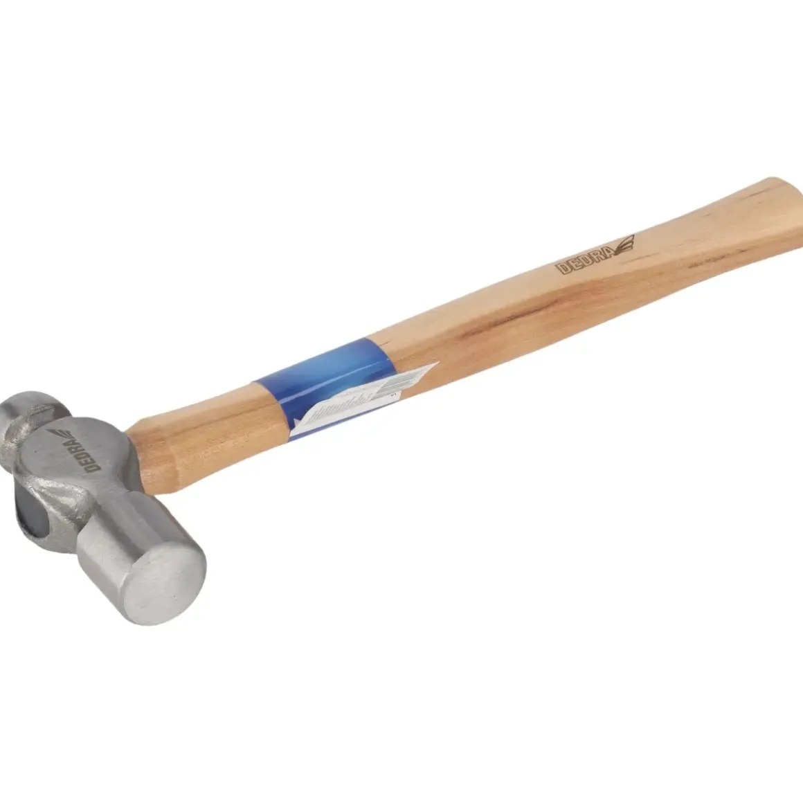 DEDRA 13M313 Młotek blacharski 900 g, klepak do blachy, obuch stalowy, trzonek hikorowy