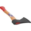 DEDRA 13M801 Siekiera 800 g z trzonkiem bukowym, toporek siekierka do drewna 39 cm