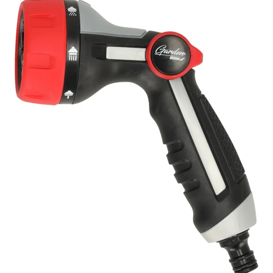DEDRA 80N253K Pistolet zraszający 7-funkcyjny, zraszacz ogrodowy 1/2 THUMB CONTROL
