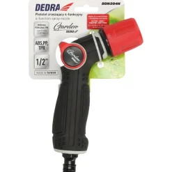 DEDRA 80N204K Pistolet zraszający ogrodowy Thumb Control Turbo Jet Flat Cone