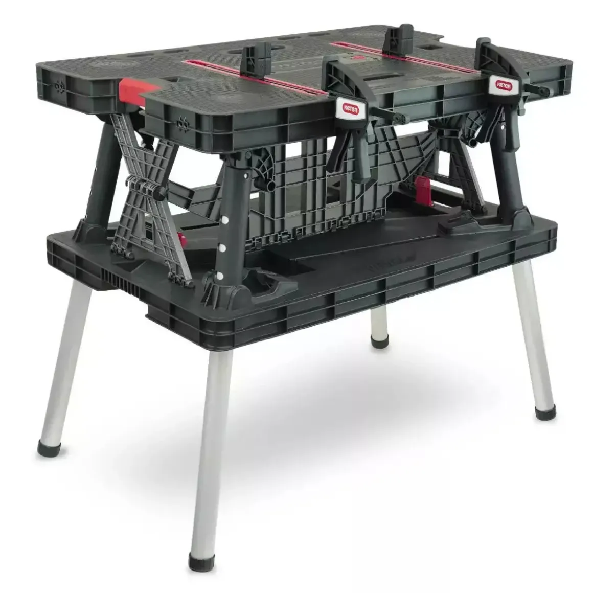 DEDRA N120 Stół warsztatowy składany Work Table 453 kg przenośny stół roboczy z zaciskami