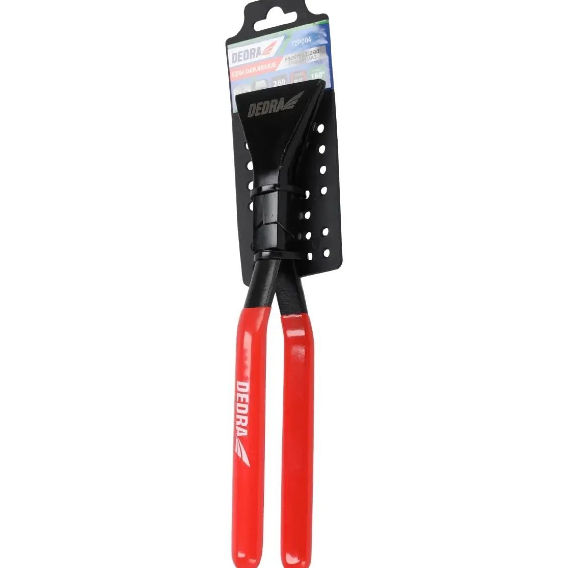DEDRA 12P004 Cęgi dekarskie proste 260mm, szczypce kleszcze do falcowania blachy