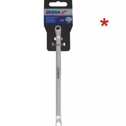 DEDRA 1436P klucz oczkowy odgięty 30x32 mm CrV, ringowy metryczny z przywieszką