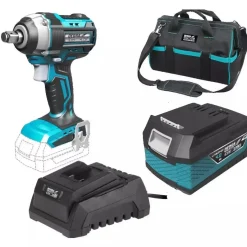 DEDRA SAS+ALL DED7020 klucz udarowy 18V 280Nm 1/2'' bezszczotkowy zakrętarka zestaw aku torba