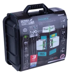 DEDRA SAS+ALL DED6910 Multilaser 3D poziomica laserowa zielony laser OSRAM niwelator