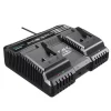 DEDRA SAS+ALL DED7039V Ładowarka szybka podwójna zasilacz 2 akumulatory 20V 2x4,5A USB